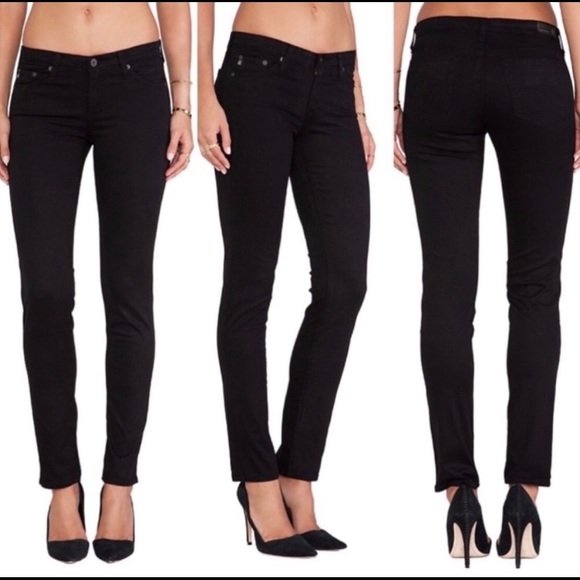 Ag Adriano Goldschmied Pants - Adriano Goldschmied The Stilt black pants size 30R